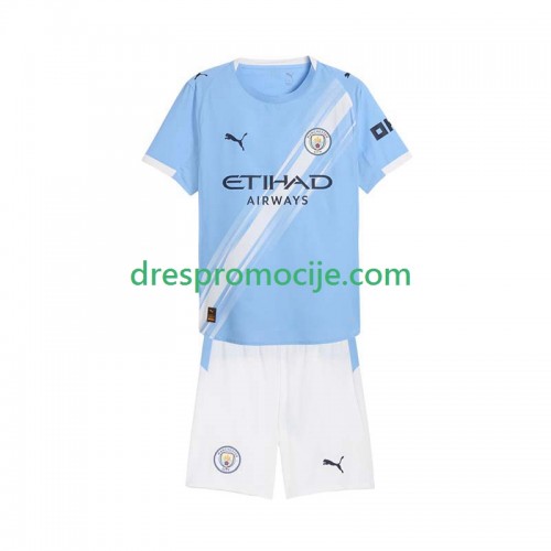 Manchester City Dres Dječji Domaći 2025/2026 Kratkih Rukava Manchester City Dres Dječji Domaći 2025/2026 Kratkih Rukava